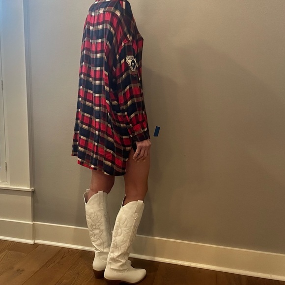 Umgee Hi/Lo Shirtdress - Picture 3 of 8